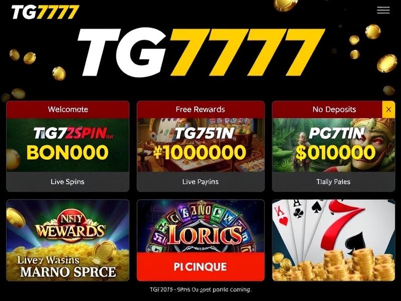 Welcome to tg777.com – the official promotional site for one of the leading online casinos. Discover exclusive bonuses, secure real-money gaming, and a vast selection of top-tier slot machines, poker, and table games optimized for all devices.