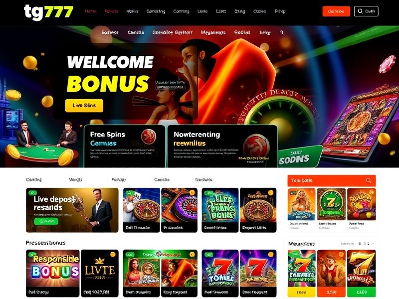Welcome to tg777.com – the official promotional site for one of the leading online casinos. Discover exclusive bonuses, secure real-money gaming, and a vast selection of top-tier slot machines, poker, and table games optimized for all devices.